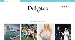 Desktop Screenshot of dakotasboutique.com